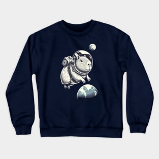 Space Capybara Crewneck Sweatshirt